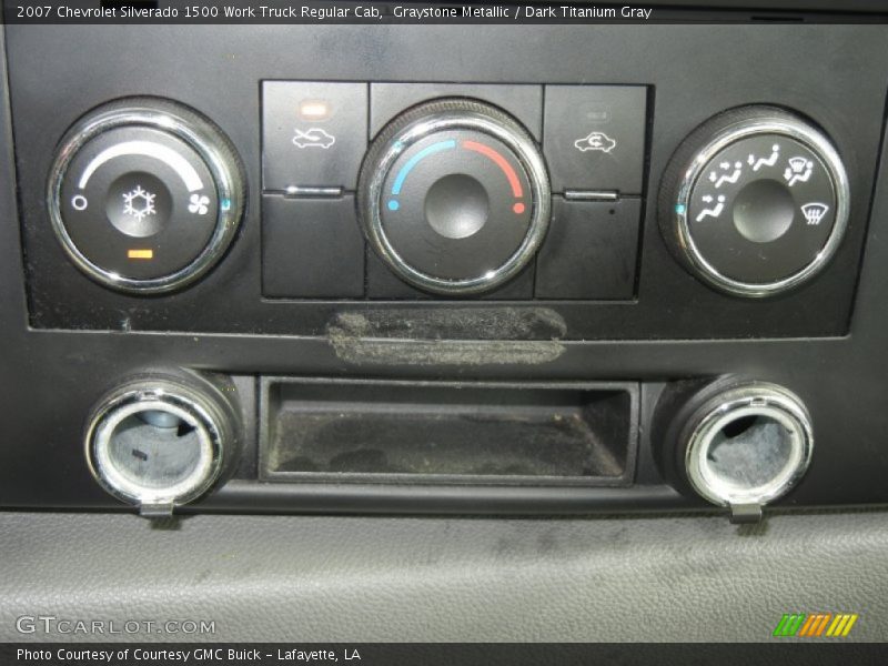 Graystone Metallic / Dark Titanium Gray 2007 Chevrolet Silverado 1500 Work Truck Regular Cab