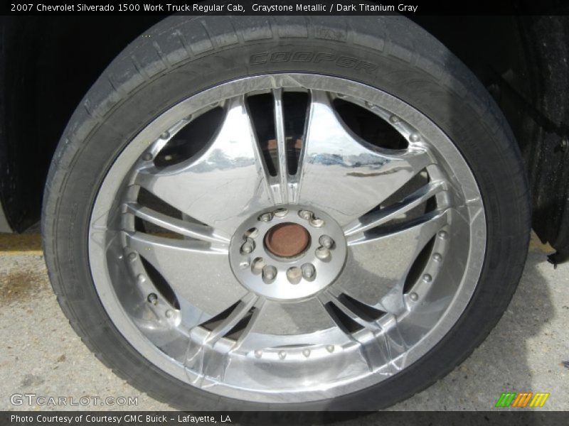 Graystone Metallic / Dark Titanium Gray 2007 Chevrolet Silverado 1500 Work Truck Regular Cab