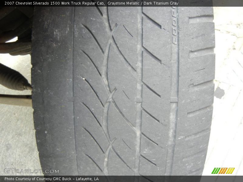 Graystone Metallic / Dark Titanium Gray 2007 Chevrolet Silverado 1500 Work Truck Regular Cab