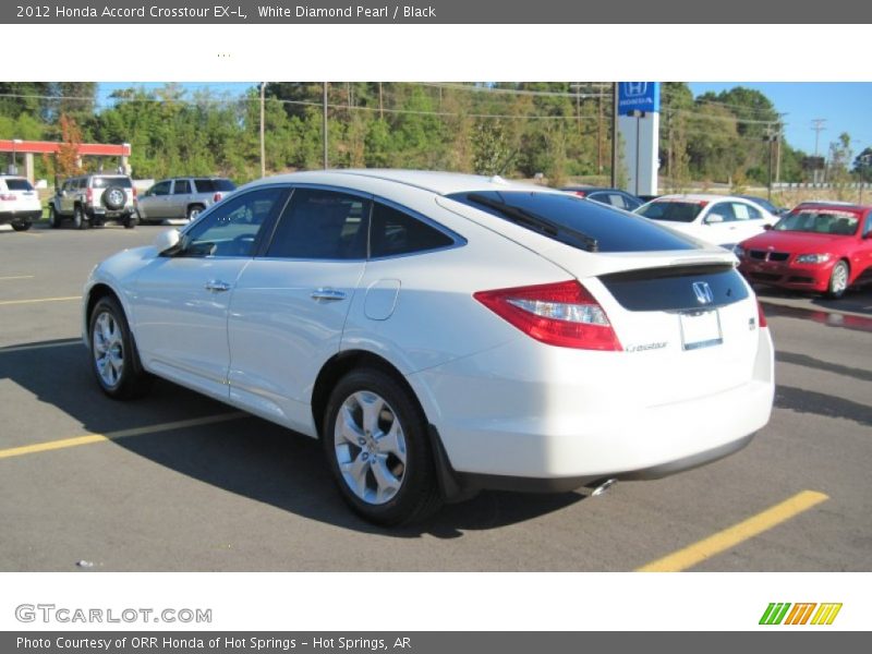 White Diamond Pearl / Black 2012 Honda Accord Crosstour EX-L