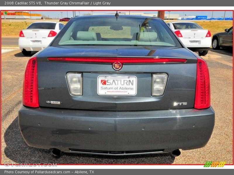 Thunder Gray ChromaFlair / Light Gray 2008 Cadillac STS V8
