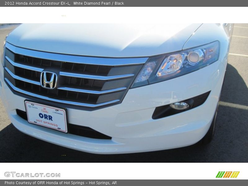 White Diamond Pearl / Black 2012 Honda Accord Crosstour EX-L