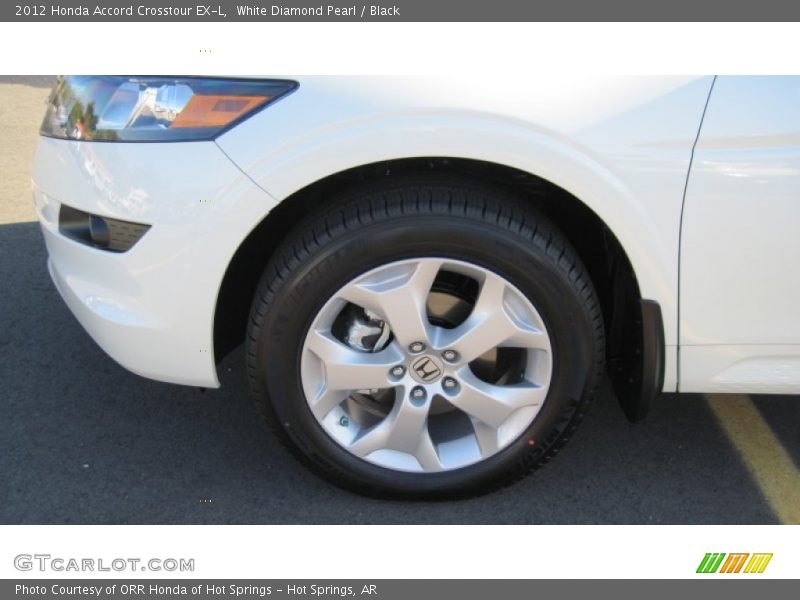 White Diamond Pearl / Black 2012 Honda Accord Crosstour EX-L