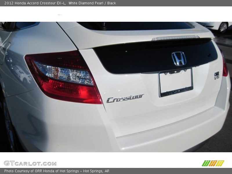 White Diamond Pearl / Black 2012 Honda Accord Crosstour EX-L