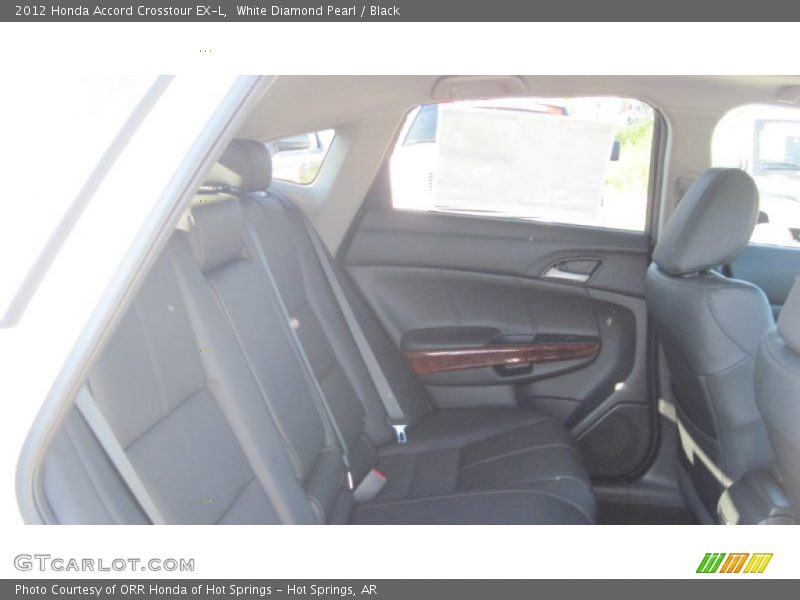 White Diamond Pearl / Black 2012 Honda Accord Crosstour EX-L