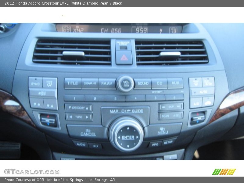 Controls of 2012 Accord Crosstour EX-L