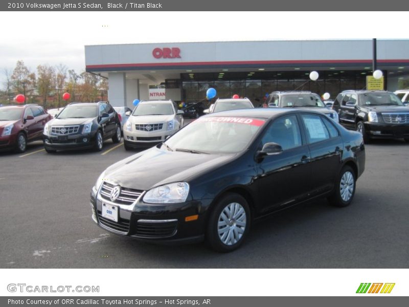 Black / Titan Black 2010 Volkswagen Jetta S Sedan