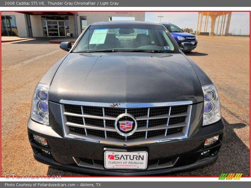 Thunder Gray ChromaFlair / Light Gray 2008 Cadillac STS V8