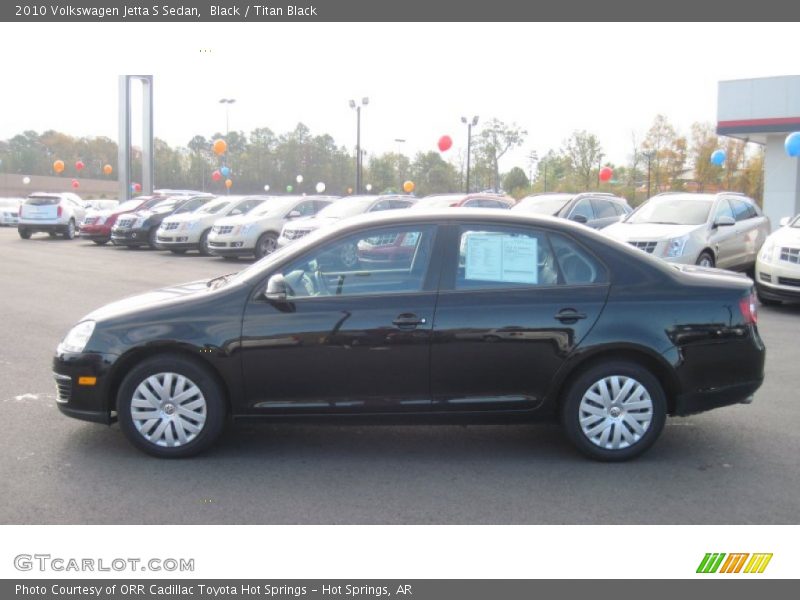 Black / Titan Black 2010 Volkswagen Jetta S Sedan