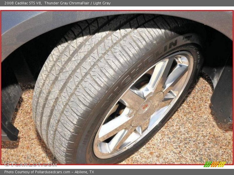 Thunder Gray ChromaFlair / Light Gray 2008 Cadillac STS V8