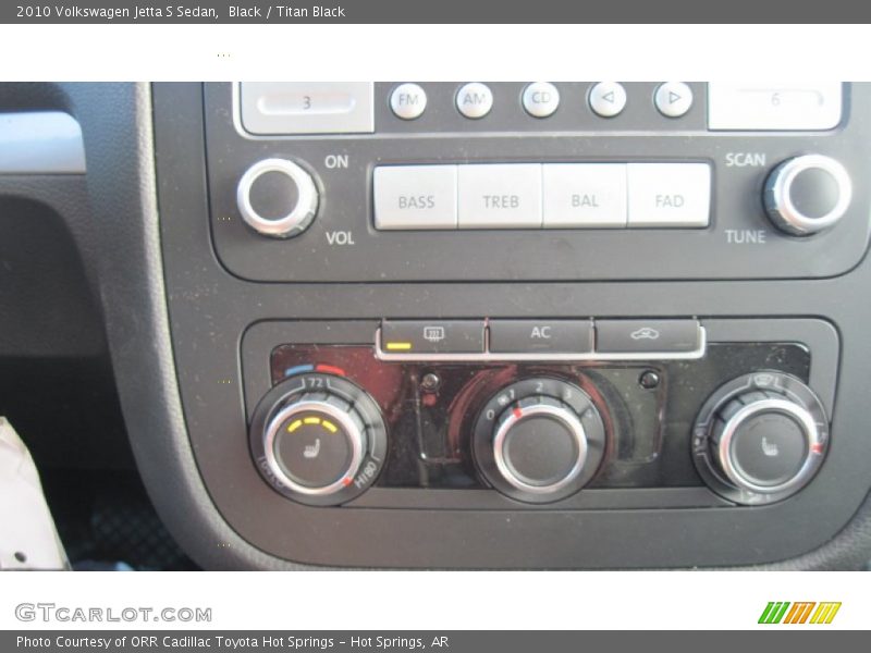 Black / Titan Black 2010 Volkswagen Jetta S Sedan