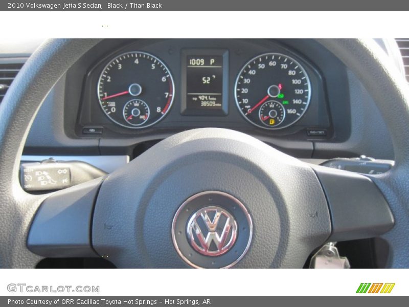 Black / Titan Black 2010 Volkswagen Jetta S Sedan