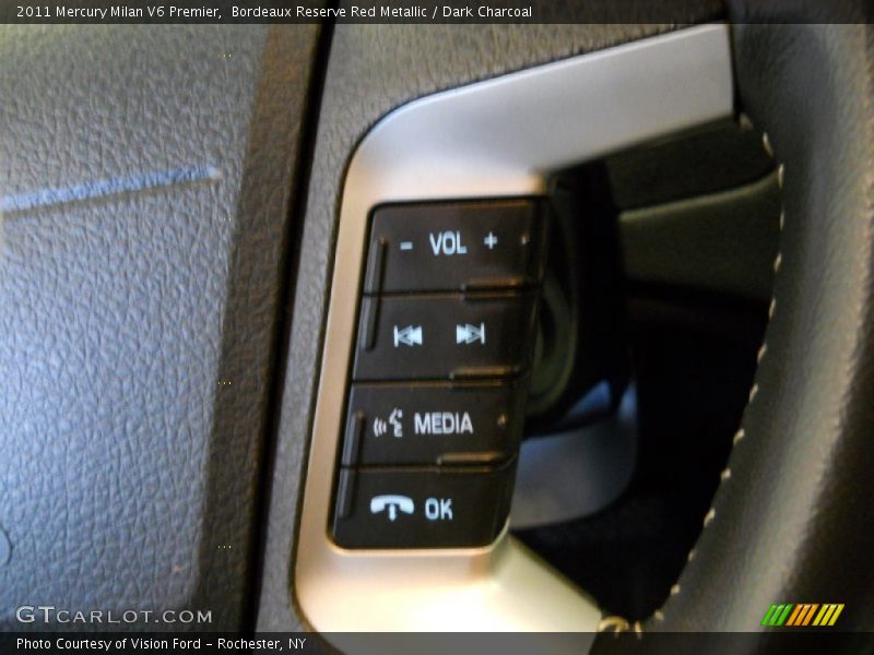 Bordeaux Reserve Red Metallic / Dark Charcoal 2011 Mercury Milan V6 Premier