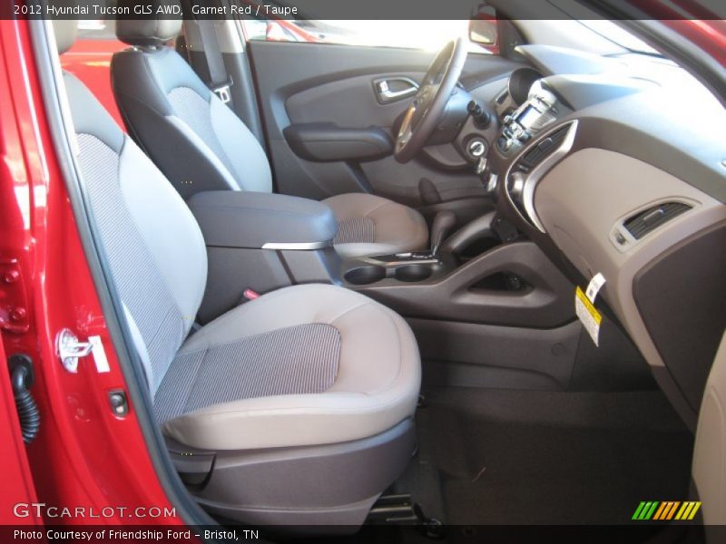  2012 Tucson GLS AWD Taupe Interior