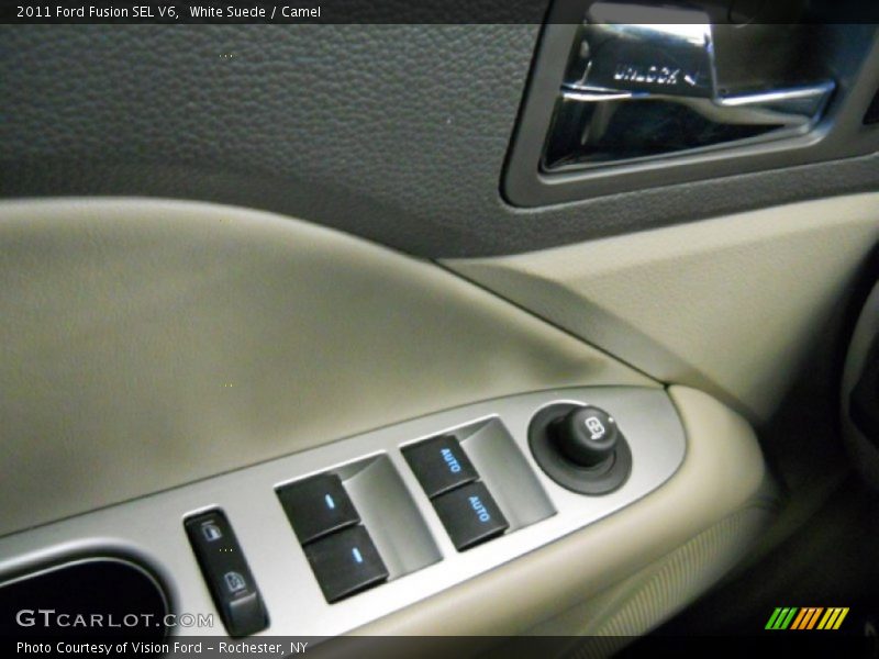 White Suede / Camel 2011 Ford Fusion SEL V6