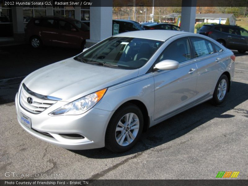 Radiant Silver / Gray 2012 Hyundai Sonata GLS