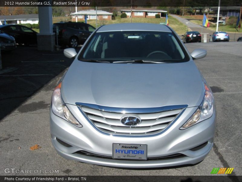 Radiant Silver / Gray 2012 Hyundai Sonata GLS