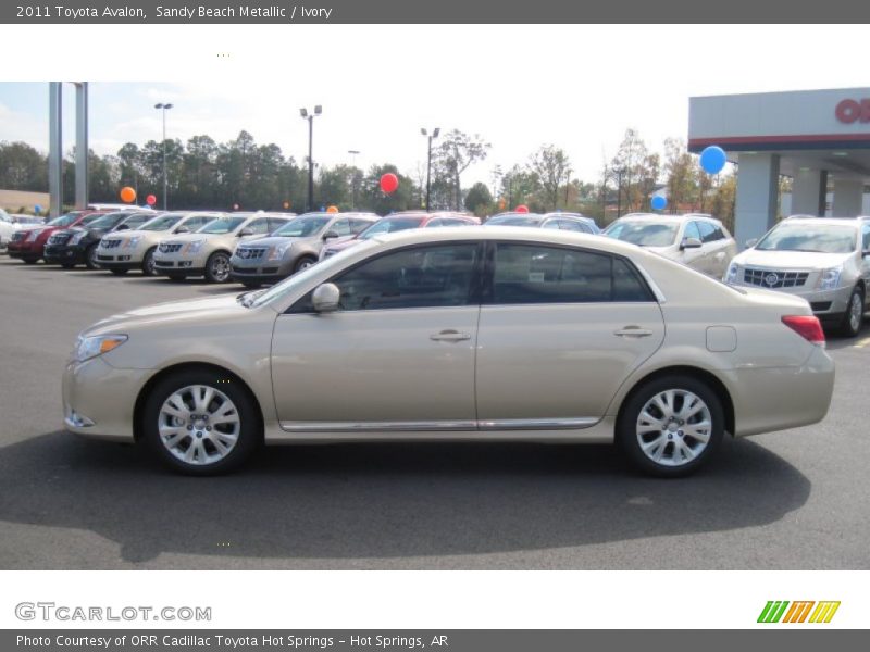 Sandy Beach Metallic / Ivory 2011 Toyota Avalon