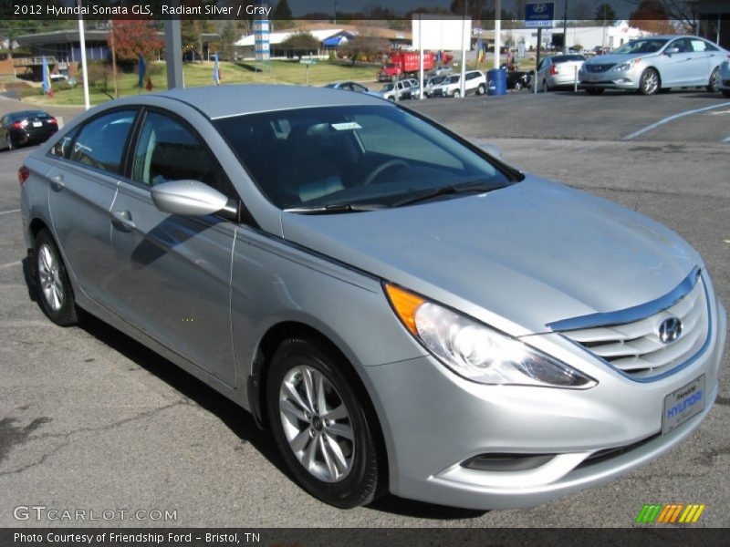 Radiant Silver / Gray 2012 Hyundai Sonata GLS