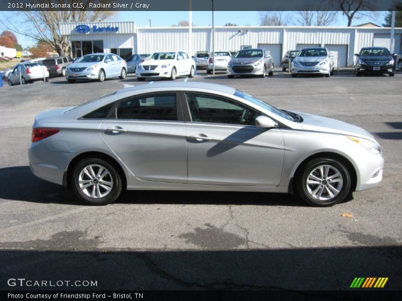 Radiant Silver / Gray 2012 Hyundai Sonata GLS