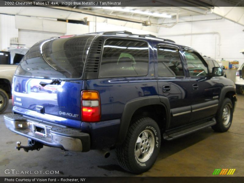 Indigo Blue Metallic / Tan/Neutral 2002 Chevrolet Tahoe LT 4x4