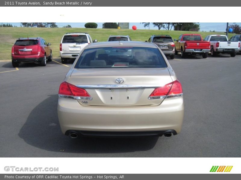 Sandy Beach Metallic / Ivory 2011 Toyota Avalon