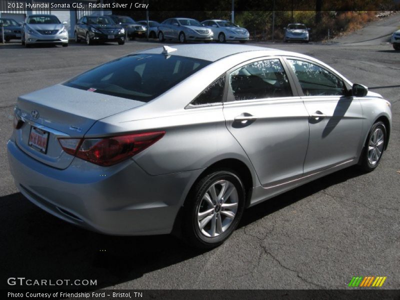 Radiant Silver / Gray 2012 Hyundai Sonata GLS