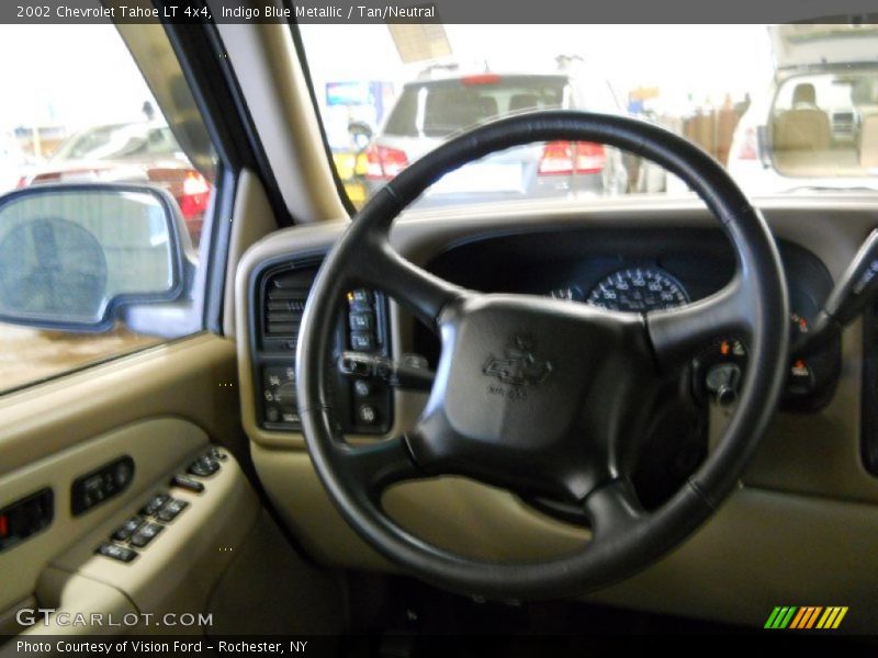 Indigo Blue Metallic / Tan/Neutral 2002 Chevrolet Tahoe LT 4x4