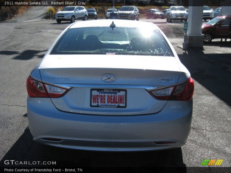 Radiant Silver / Gray 2012 Hyundai Sonata GLS