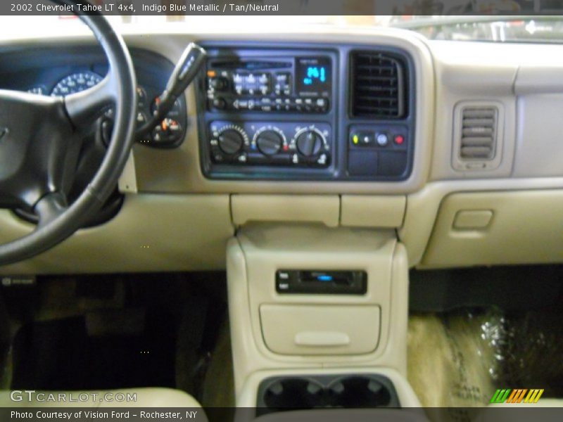 Indigo Blue Metallic / Tan/Neutral 2002 Chevrolet Tahoe LT 4x4