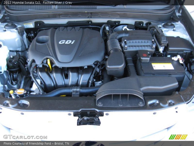Radiant Silver / Gray 2012 Hyundai Sonata GLS