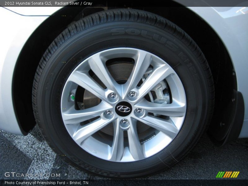 Radiant Silver / Gray 2012 Hyundai Sonata GLS