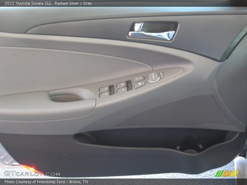 Radiant Silver / Gray 2012 Hyundai Sonata GLS