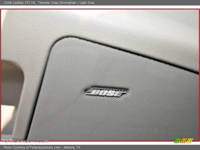 Thunder Gray ChromaFlair / Light Gray 2008 Cadillac STS V8
