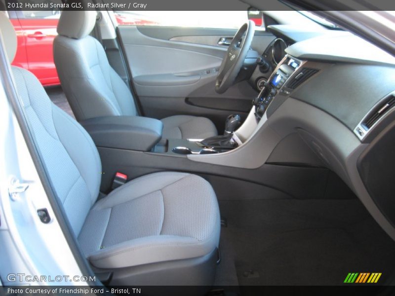 Radiant Silver / Gray 2012 Hyundai Sonata GLS
