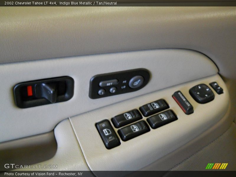 Indigo Blue Metallic / Tan/Neutral 2002 Chevrolet Tahoe LT 4x4