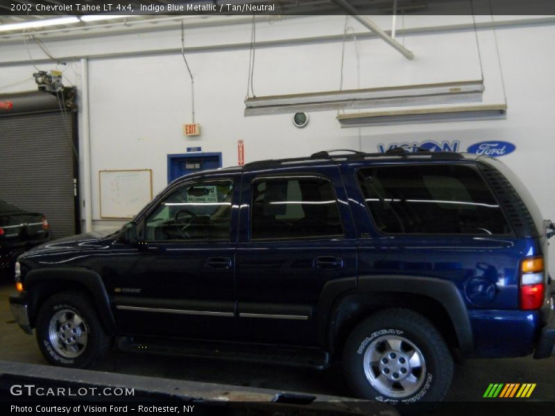 Indigo Blue Metallic / Tan/Neutral 2002 Chevrolet Tahoe LT 4x4
