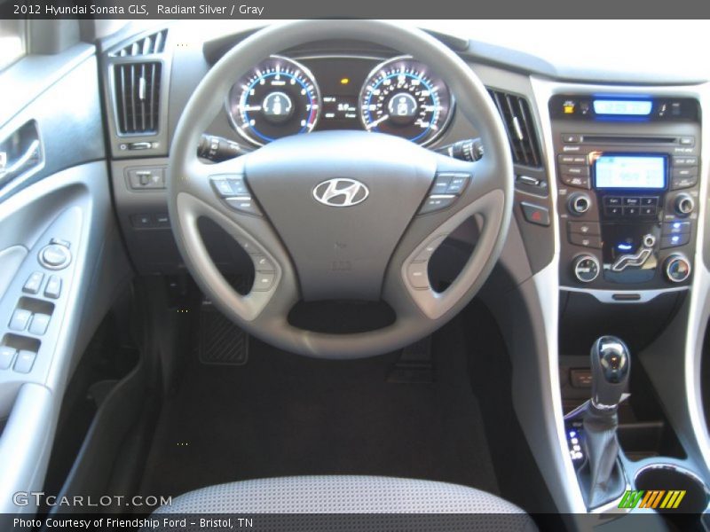 Radiant Silver / Gray 2012 Hyundai Sonata GLS