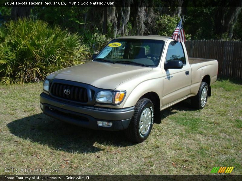 Mystic Gold Metallic / Oak 2004 Toyota Tacoma Regular Cab