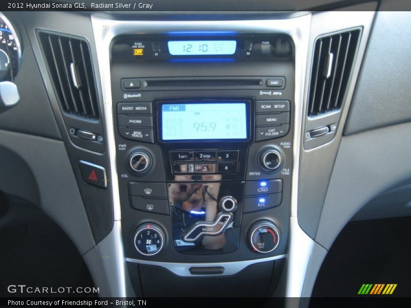 Radiant Silver / Gray 2012 Hyundai Sonata GLS