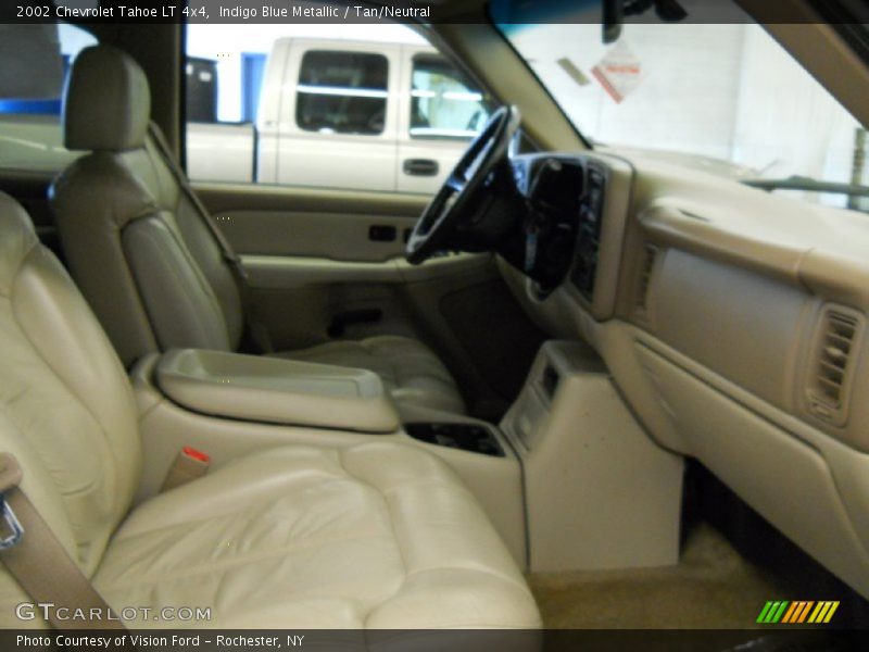 Indigo Blue Metallic / Tan/Neutral 2002 Chevrolet Tahoe LT 4x4