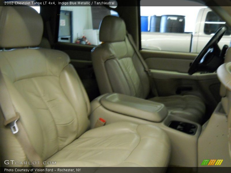 Indigo Blue Metallic / Tan/Neutral 2002 Chevrolet Tahoe LT 4x4