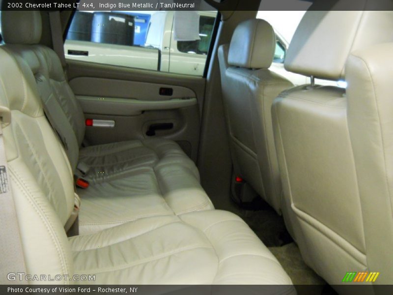 Indigo Blue Metallic / Tan/Neutral 2002 Chevrolet Tahoe LT 4x4