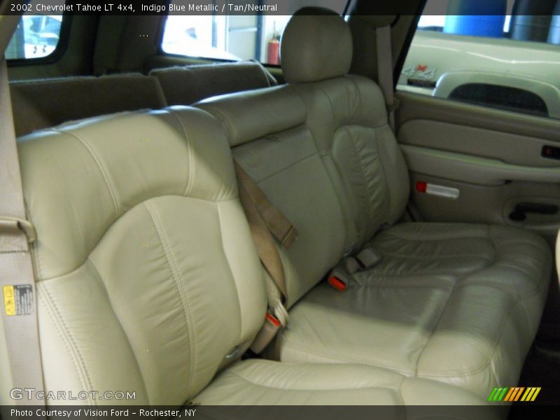 Indigo Blue Metallic / Tan/Neutral 2002 Chevrolet Tahoe LT 4x4
