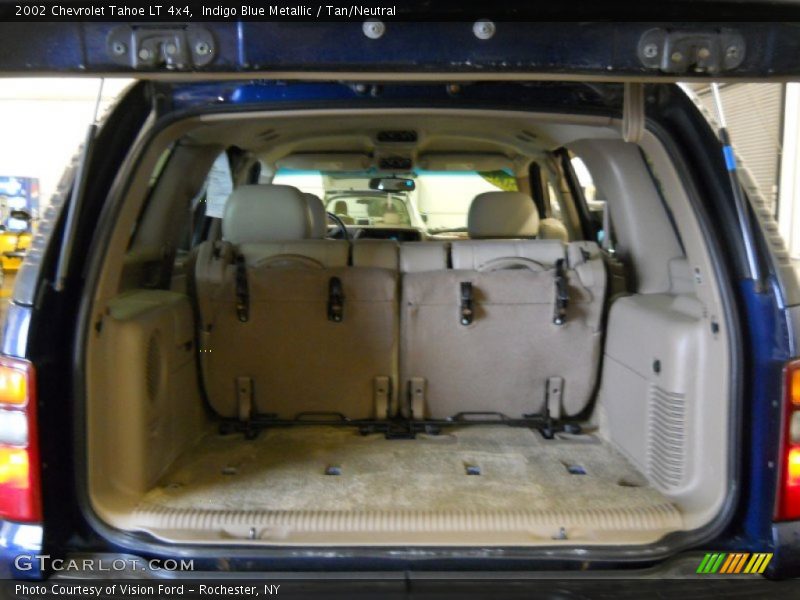 Indigo Blue Metallic / Tan/Neutral 2002 Chevrolet Tahoe LT 4x4