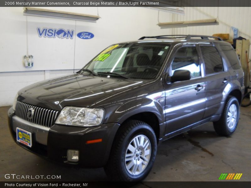 Charcoal Beige Metallic / Black/Light Parchment 2006 Mercury Mariner Convenience
