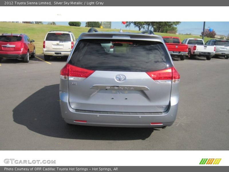Silver Sky Metallic / Light Gray 2012 Toyota Sienna Limited