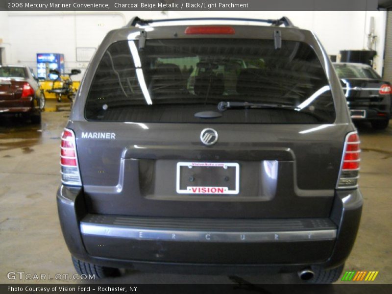 Charcoal Beige Metallic / Black/Light Parchment 2006 Mercury Mariner Convenience