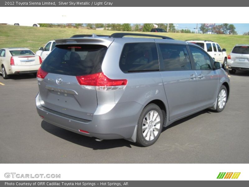 Silver Sky Metallic / Light Gray 2012 Toyota Sienna Limited