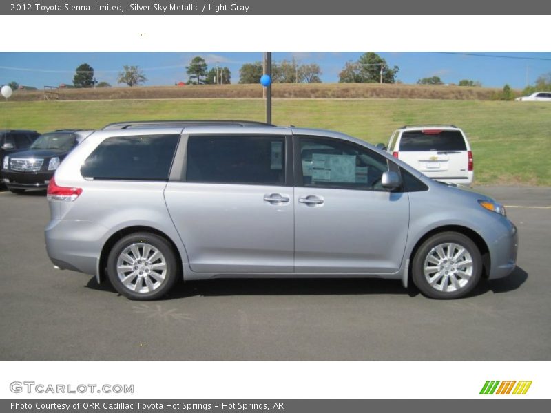  2012 Sienna Limited Silver Sky Metallic